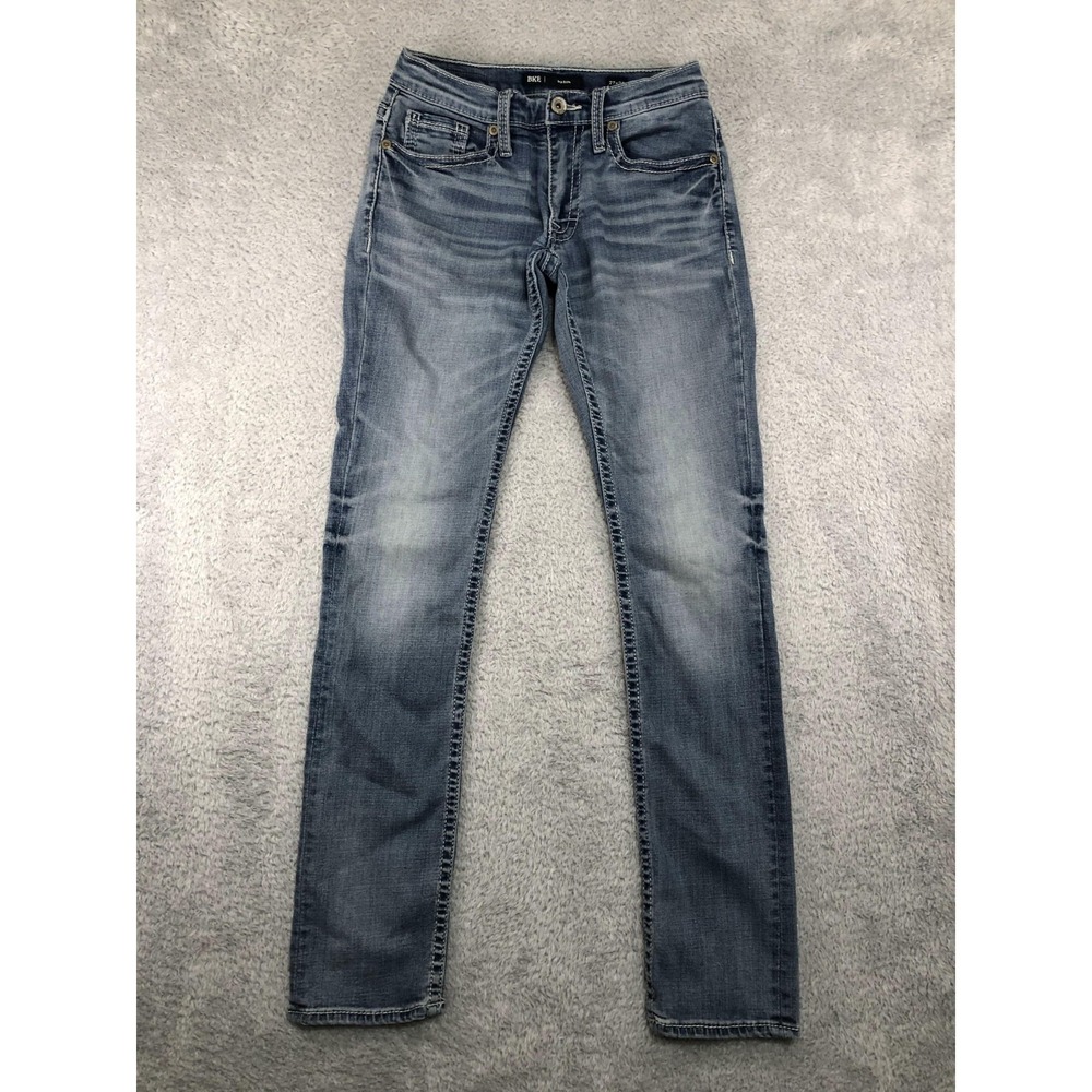 BKE Jeans Mens 28x32 (Tag 27x34) Blue Mason Distressed Denim